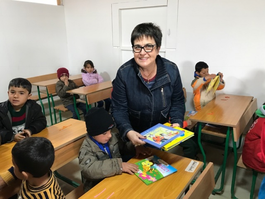 Марина Гримич відвідала табори сирійських біженців